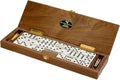 Domino Set with Walnut Case and Brass Plate Y361395
