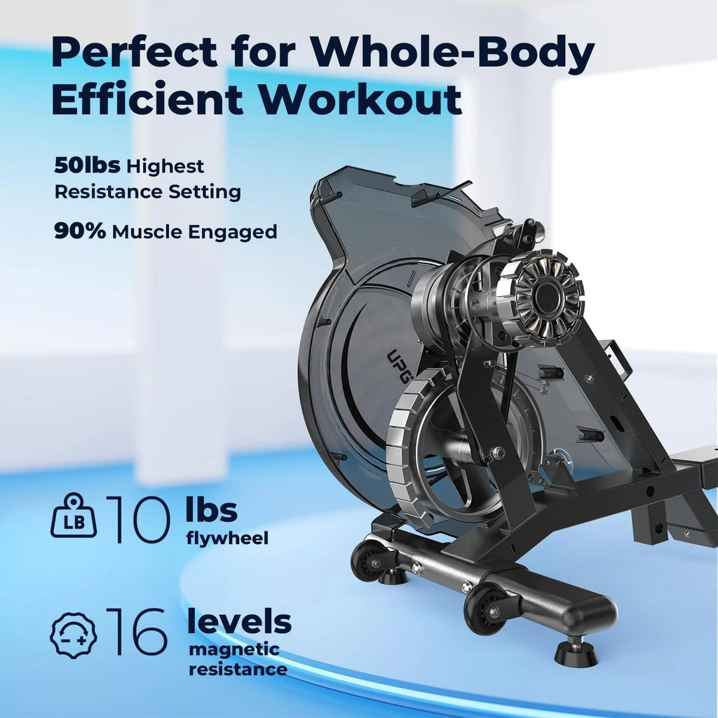 Magnetic Rowing Machine with 350lbs Weight Capacity W58324