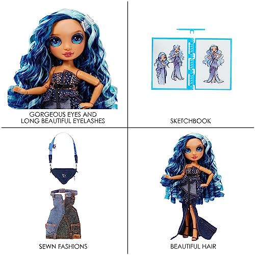 Blue 11” Fashion Doll and Playset with 2 Complete Doll Outfits and Fashion Play Accessories Z814582