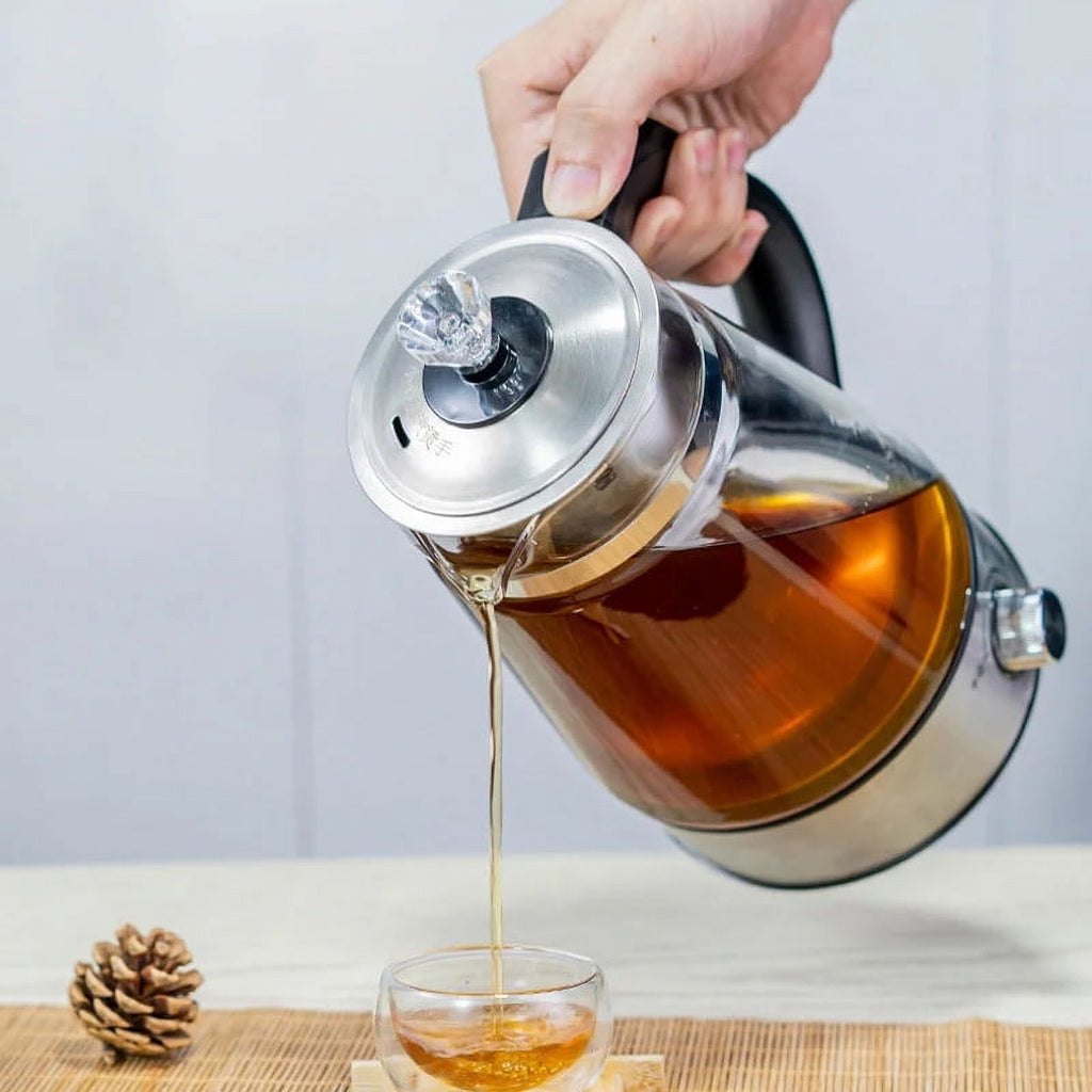Glass Water Kettle Smart Thermo Pot Coffee Water Boiler Q8951