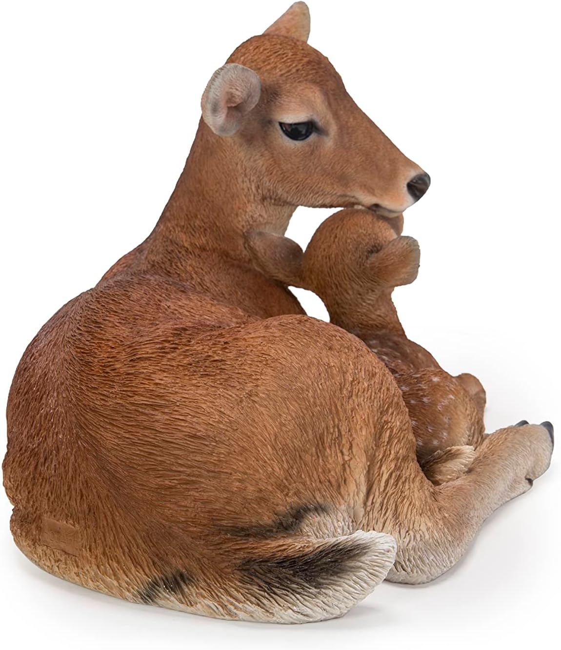 Cuddling Mother and Baby Deer Garden Statue G93789