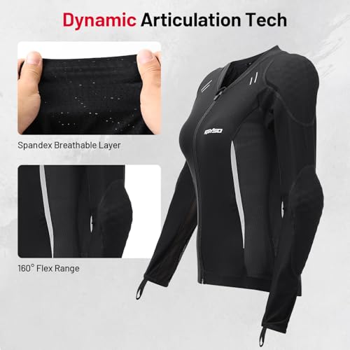 Women's Armored Motorcycle Shirt with CE Certified Protective Jacket N927884