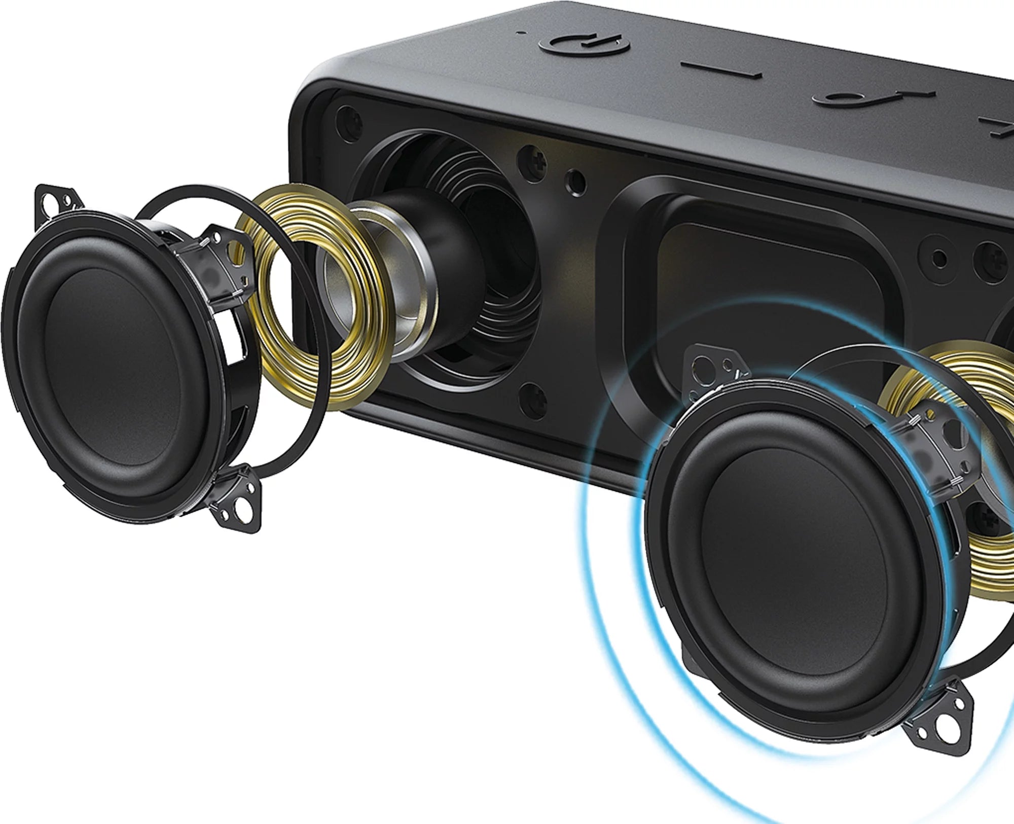 16W Portable Speaker with 20-Hour Playtime, IPX7 Waterproof O74830