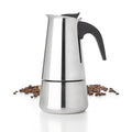 6 Cup Stovetop Espresso Maker 10oz Stainless Steel Black G20006