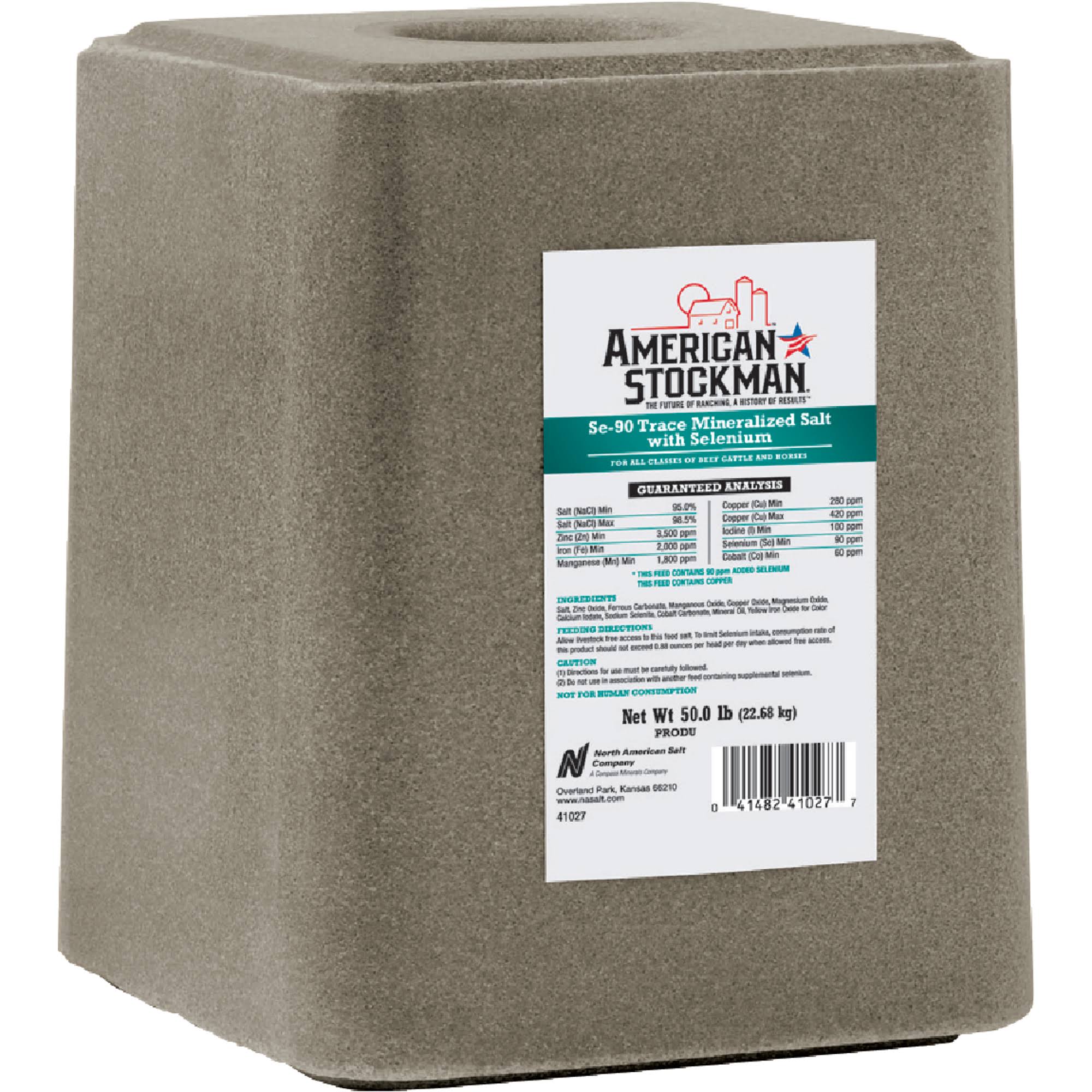 Selenium 90 Block Ag Salt, 50 lb O987