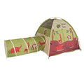 Red/Yellow/Blue Kids Dome Tent and Crawl Tunnel Combo R3661
