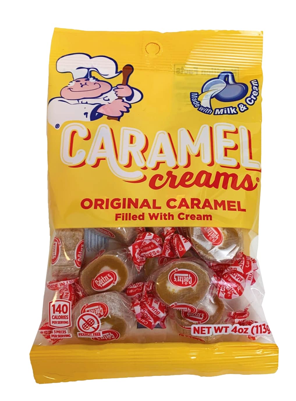 Caramel Creams, Cow Tales Minis, Peanut Free Candy V914