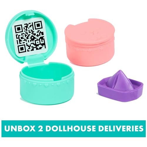 15 Piece Dollhouse with Toy Figures, Furniture, Accessories and Sounds L60729