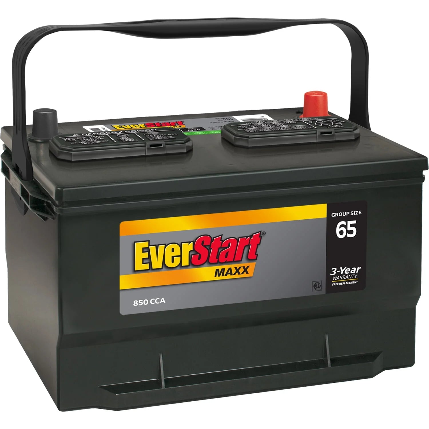 Group Size 65 12 Volt 850 CCA Lead Acid Automotive Battery L70107