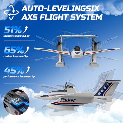 Amphibious Tri-Phibian Aircraft RC Plane with 2 Batteries Z26278