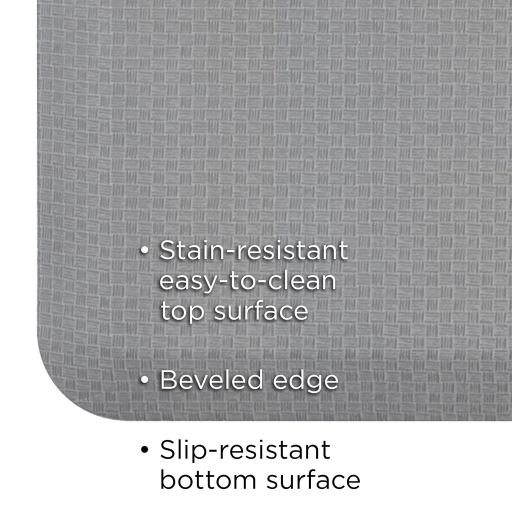 Light Gray 20" x 30" Kitchen Floor Mat R772487