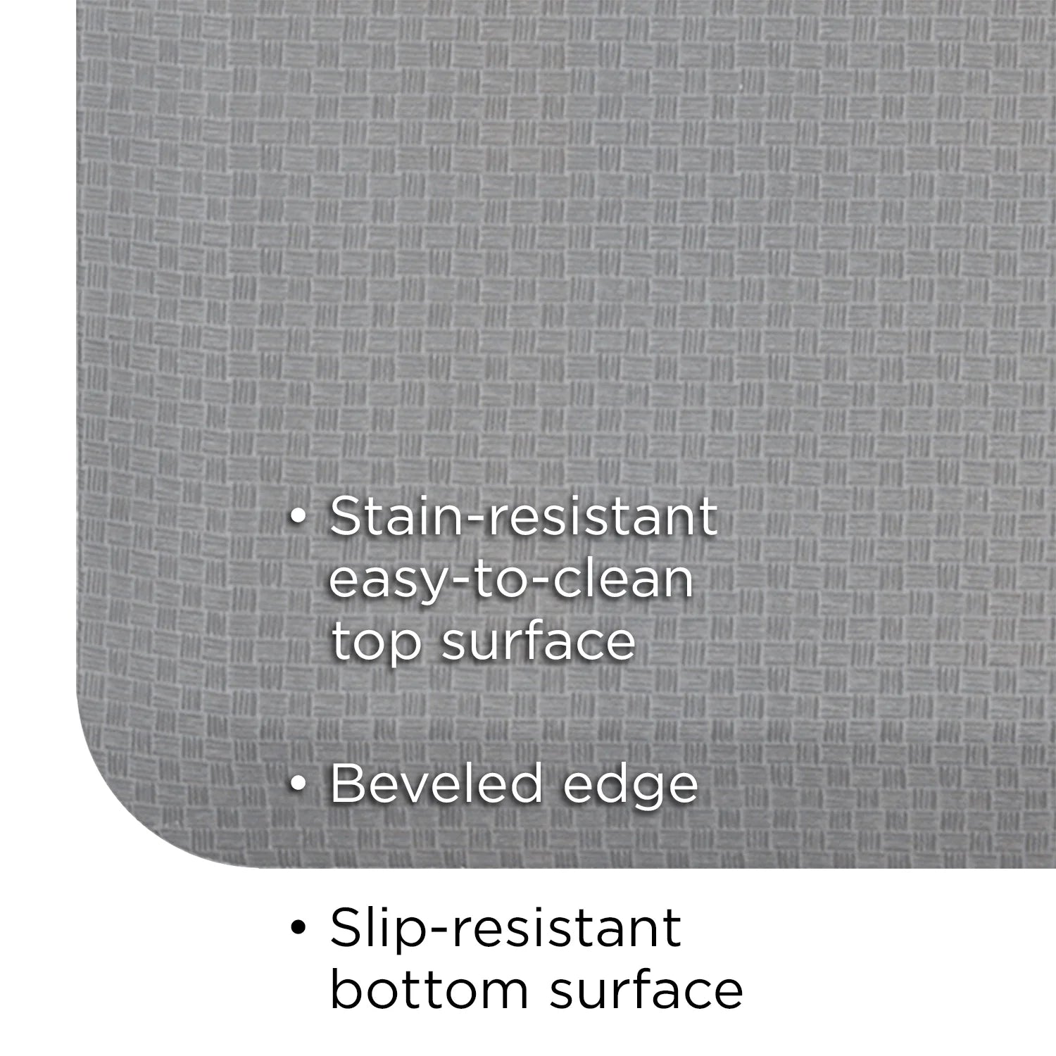 Light Gray 20" x 30" Kitchen Floor Mat R772487