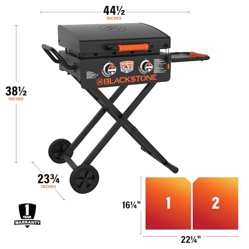 22” Stainless Steel Gas Griddle with Hood D901