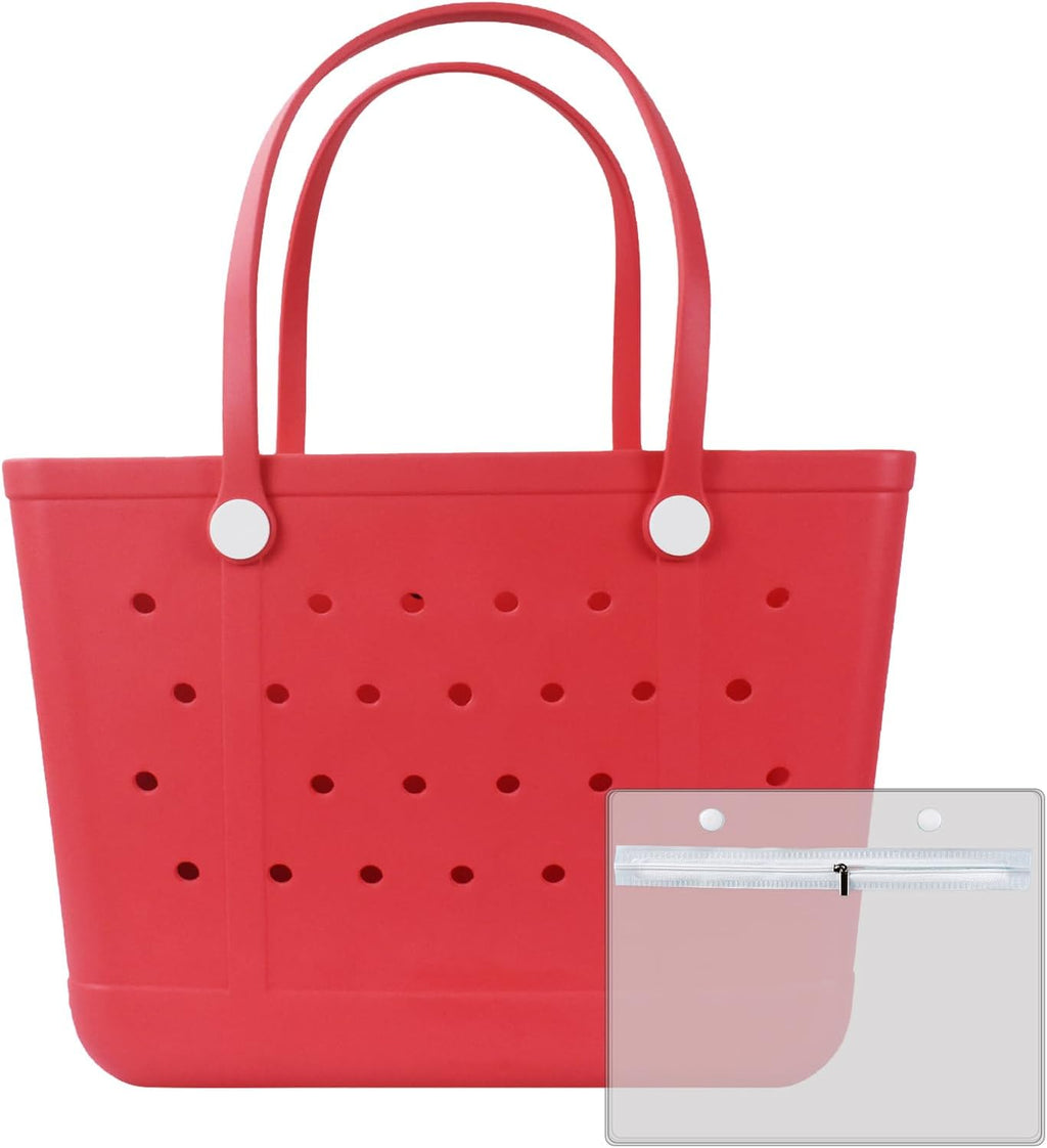 Large Rubber Beach Bag Tote F2124