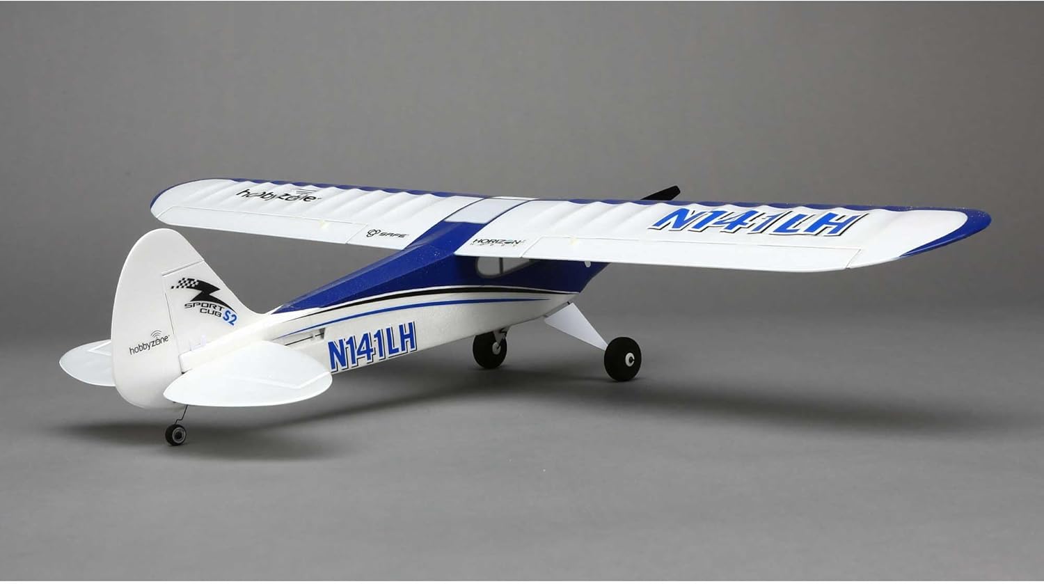 Blue RC Airplane with 6-CH 2.4GHz Transmitter B615