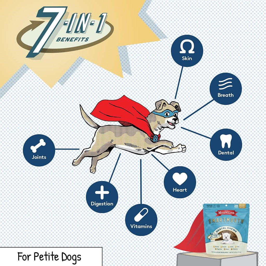 Petite/XS 28 Ct Dental Chew Treats U11014