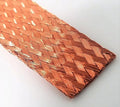 5/8" Diameter 25' Length Flat Bare Copper Braid J148