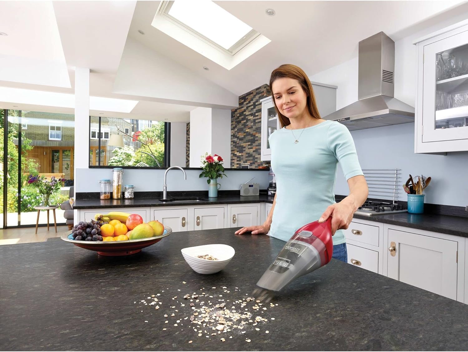Red Cordless Handheld Vacuum O567