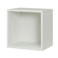 Pure White-Washed Wood Storage Cubes U471