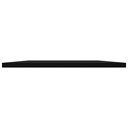 High Gloss Black 15.7"x7.9"x0.6" Wood Shelf Boards 8 pcs Y791219