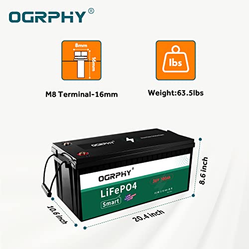 36V 3.84KWh Lithium Golf Cart Battery P2661