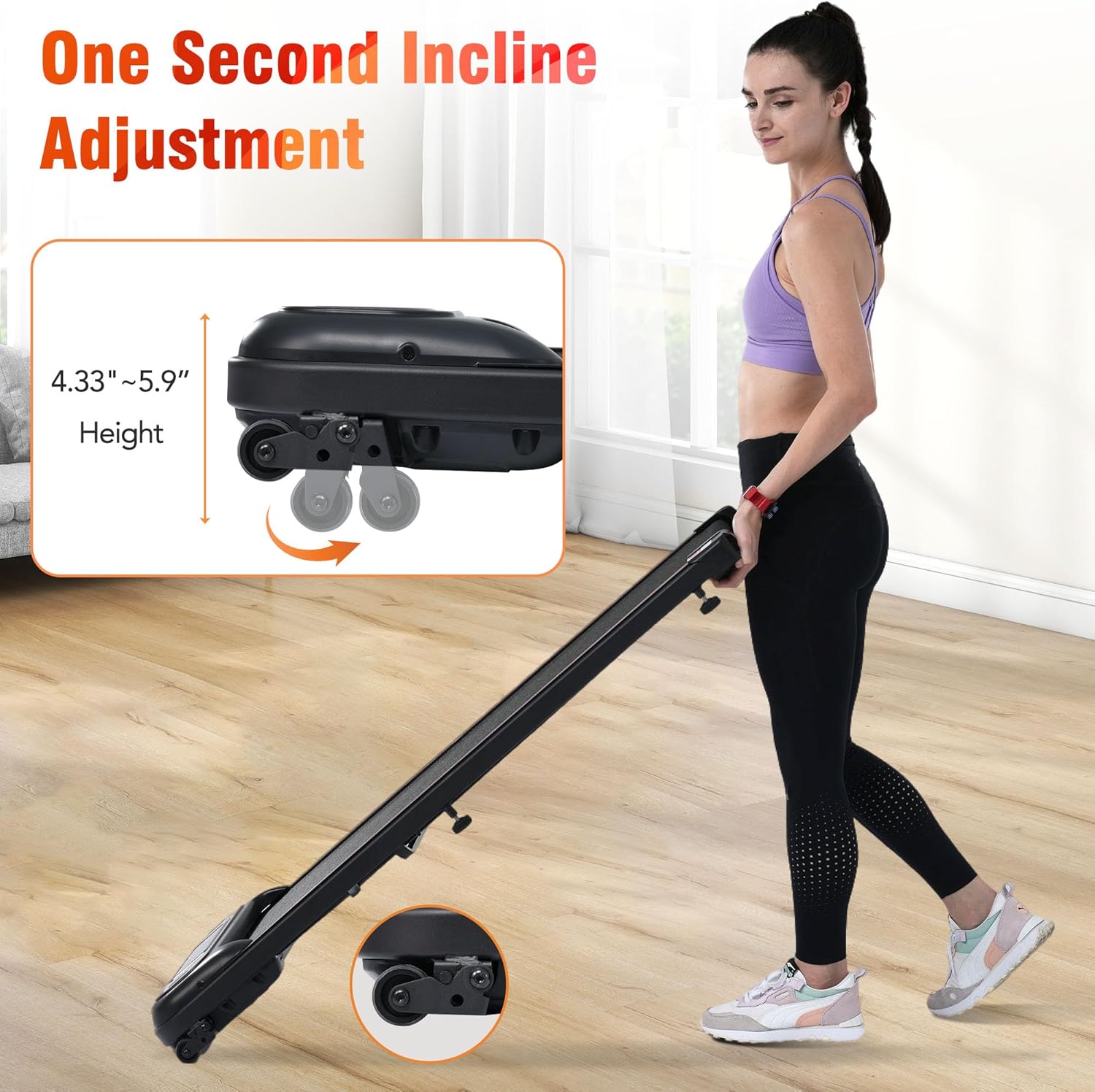 2-in-1 Treadmill Under Desk S104