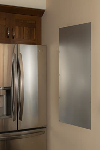 Metallic Silver 23x46 Magnetic Dry Erase Board H474411