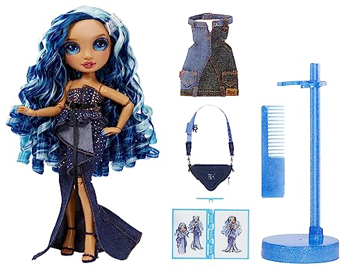 Blue 11” Fashion Doll and Playset with 2 Complete Doll Outfits and Fashion Play Accessories Z814582