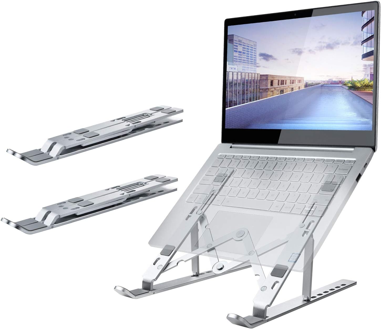 Adjustable Aluminum Laptop Stand 2pcs S951