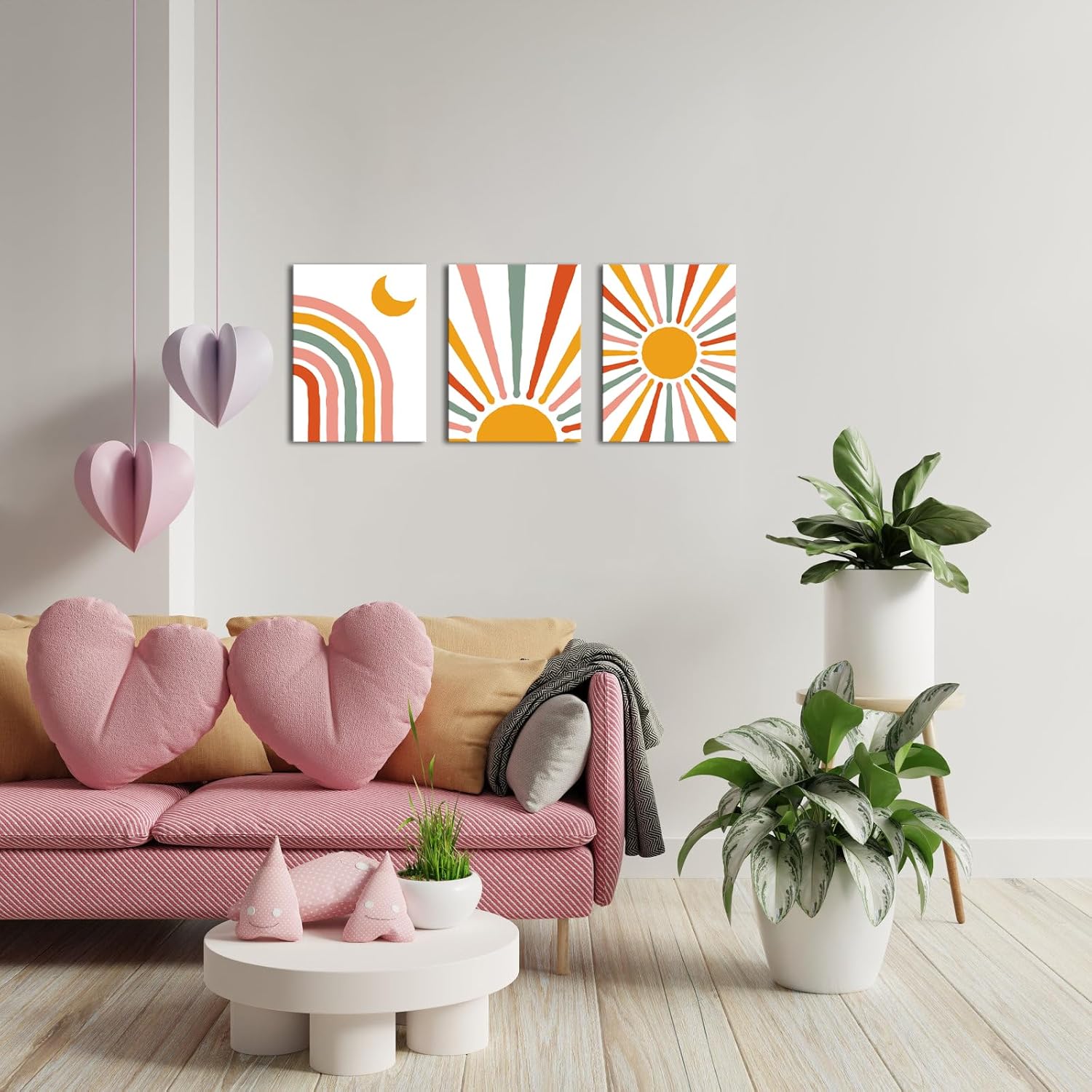 3 Piece Canvas Wall Art 12"x16"x3pcs W108143
