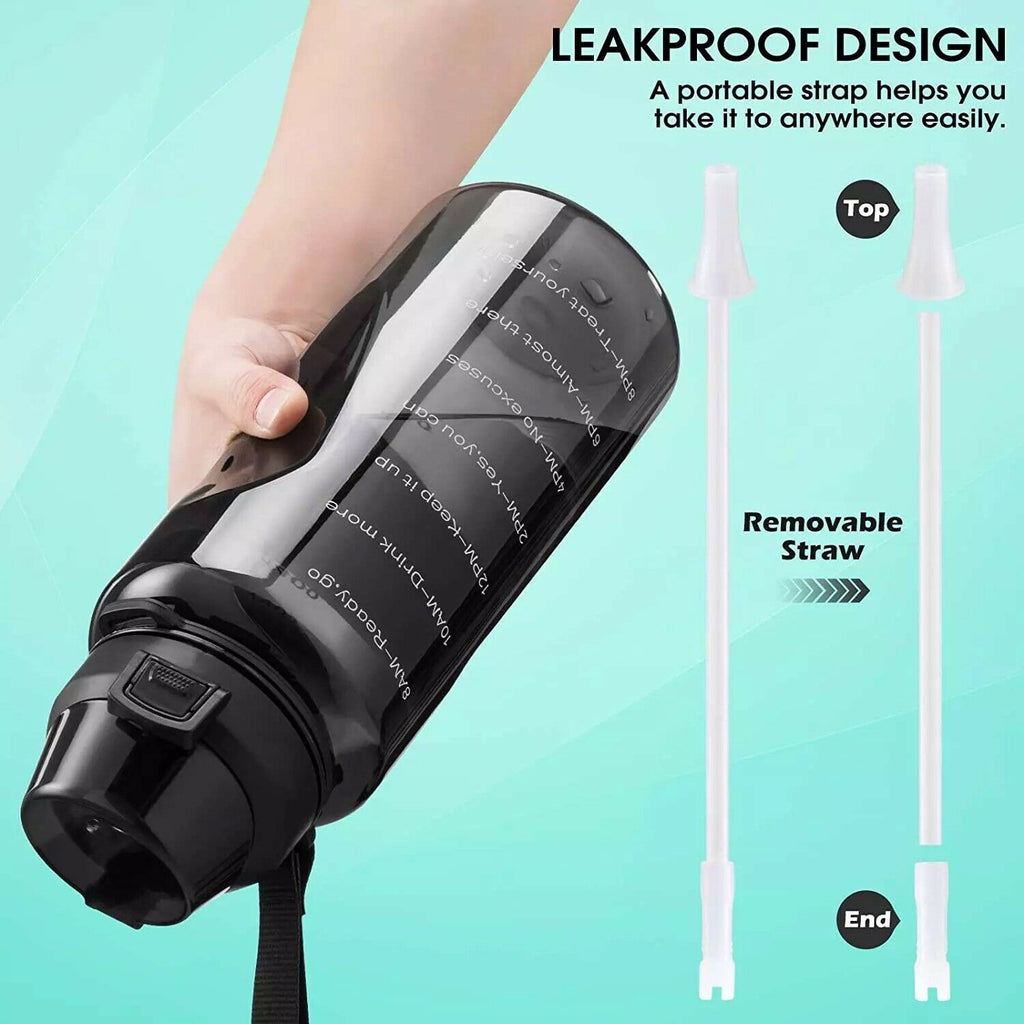BPA Free 2.2L Water Bottle with Straw K1465