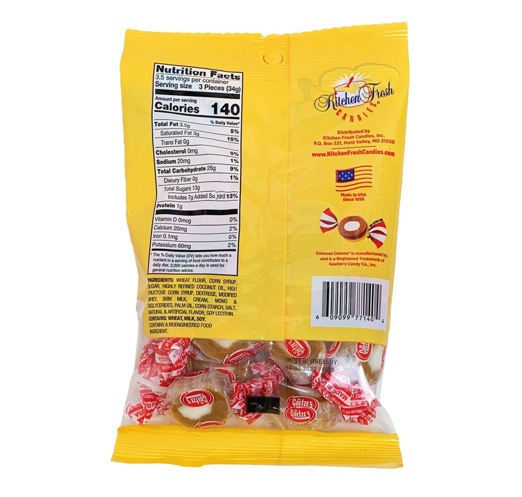 Caramel Creams, Cow Tales Minis, Peanut Free Candy V914
