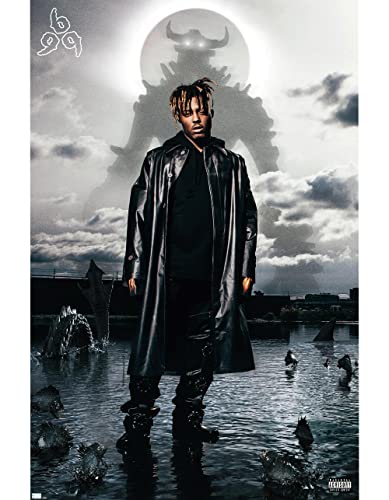 Juice WRLD Fighting Demons Album Cover Wall Poster, 22.37" x 34.00", Unframed Z904019