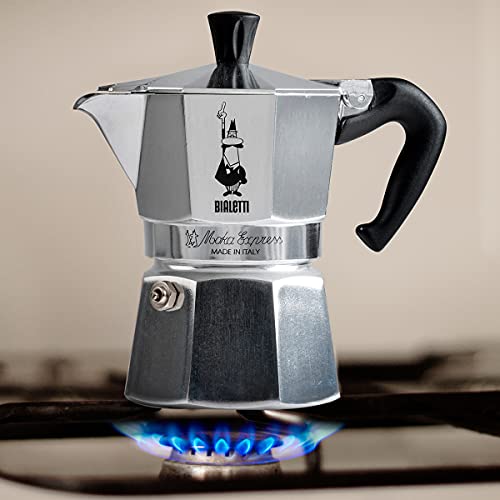 Silver Aluminium Moka Pot 1 Cup N856