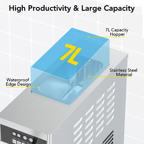 1200W Single Flavor Soft Serve Ice Cream Machine F3471