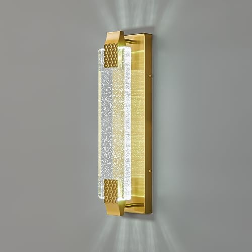 Gold LED Wall Sconce 2 Pack D898