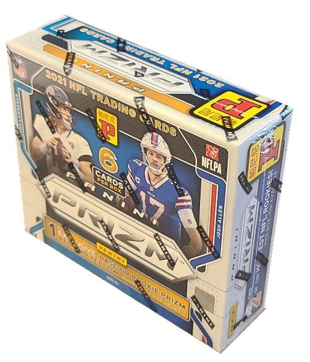2021 Panini Prizm Football Trading Card Box (1 Pack Per Box; 6 Cards Per Pack) K2217