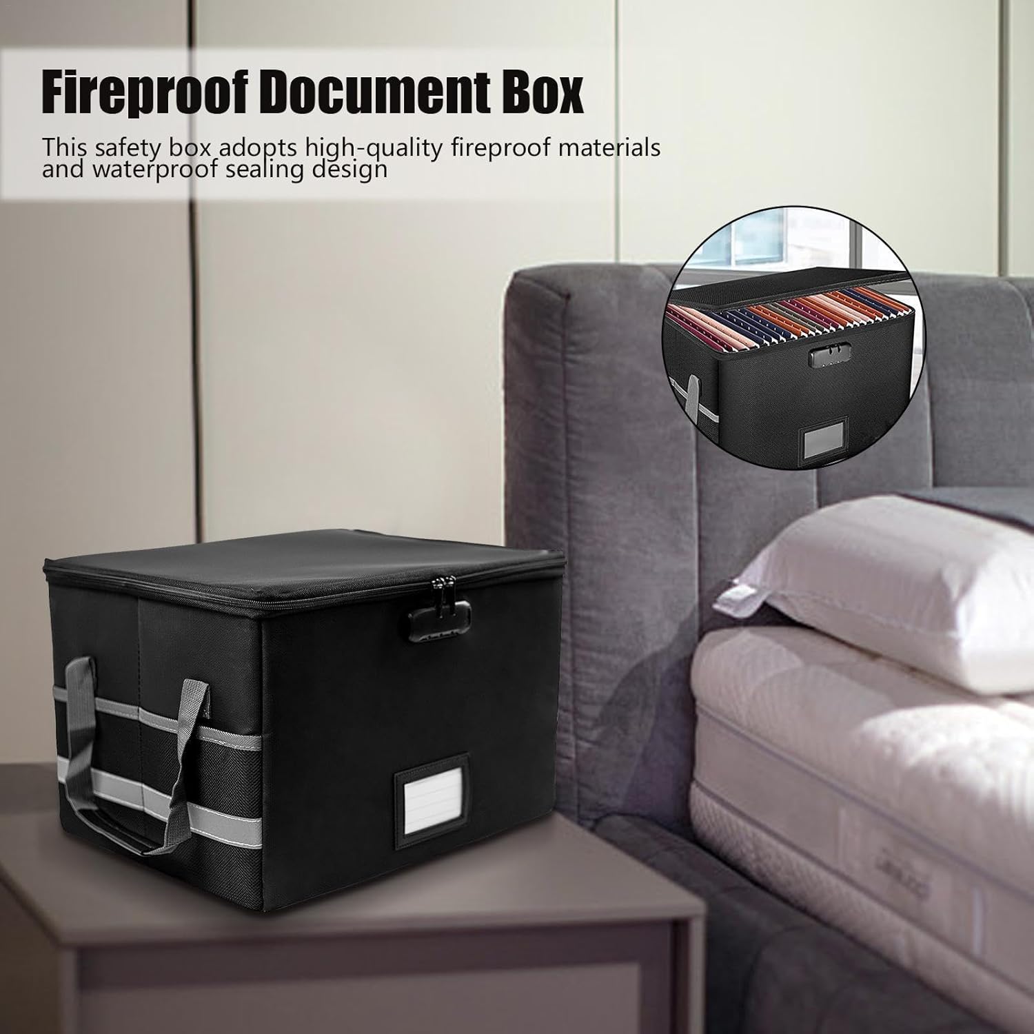 Fire Proof Storage Box with Lock R841528