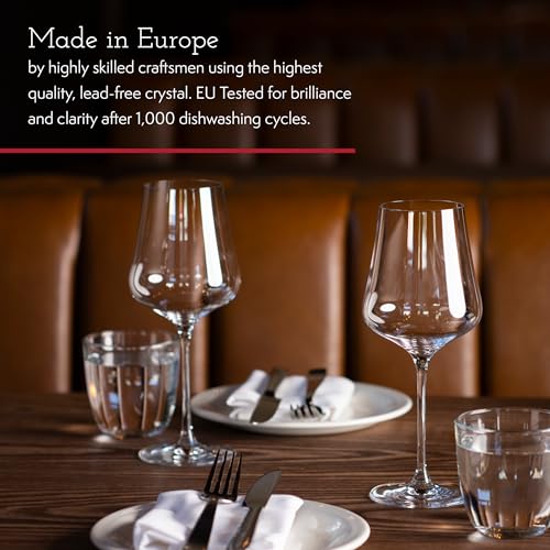 Set of 2 Crystal Wine Glasses, 16 oz. A68324