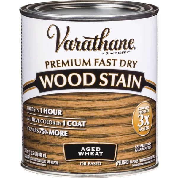 Aged Wheat Fast Dry Wood Stain, 1 Quart K4151