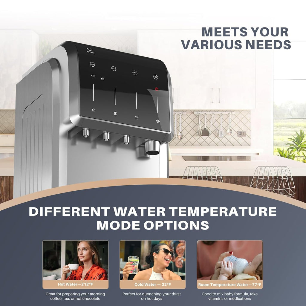Stainless Steel Water Dispenser with Ice Maker M796020