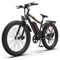 26" 4.0 inch Fat Tire Electric Mountain Bike with Removable Lithium Battery H100