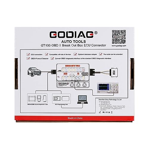 OBDII Breakout Box, OBD and CAN Protocol Detector X5800