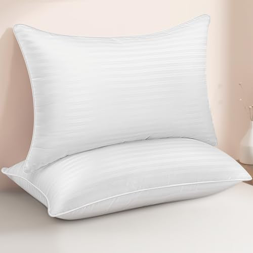 King Size Bed Pillows Set of 2 Cooling Microfiber Pillows P1958