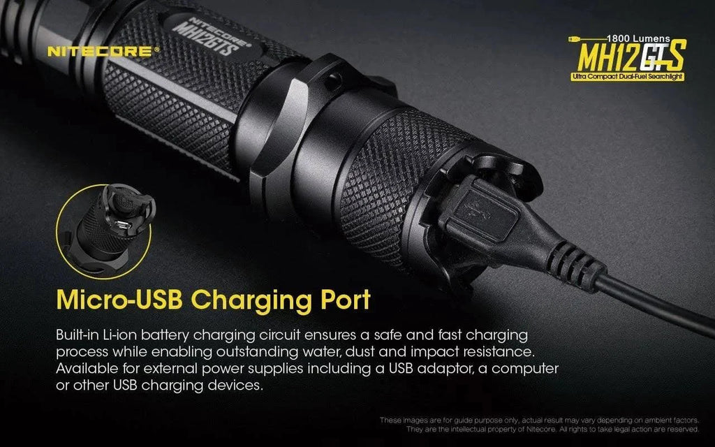 1800 Lumen USB Rechargeable Tactical Flashlight W9450