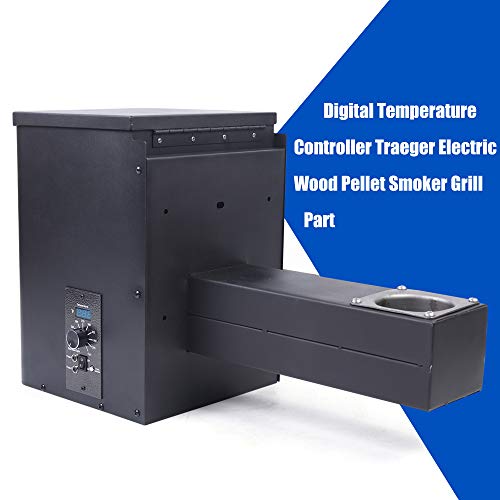 Pellet Smoker Hopper Assembly Kit with Digital Temperature Controller F3417