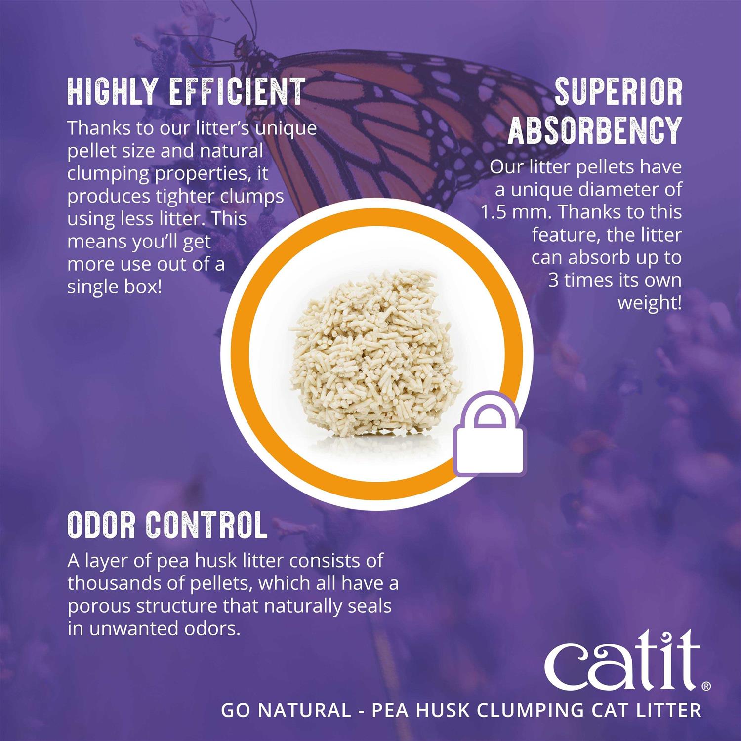 Pea Husk Clumping Cat Litter G19528