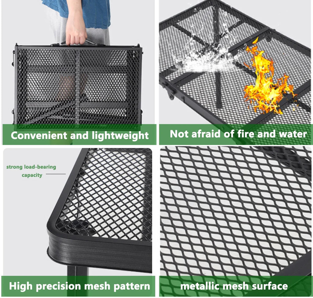 Folding Aluminum Grill Table V630