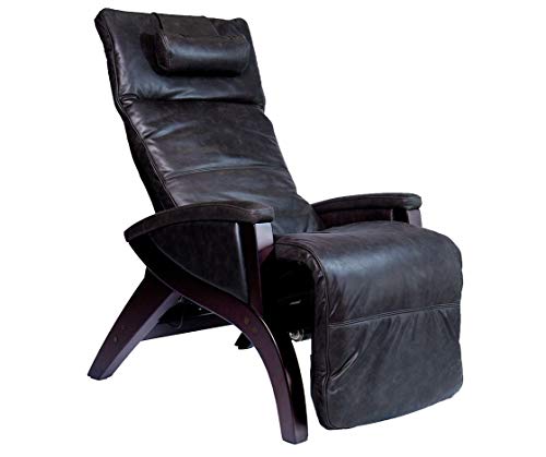 Grey Dual Power Zero Gravity Recliner Chair with Heat and Air Massage S519818