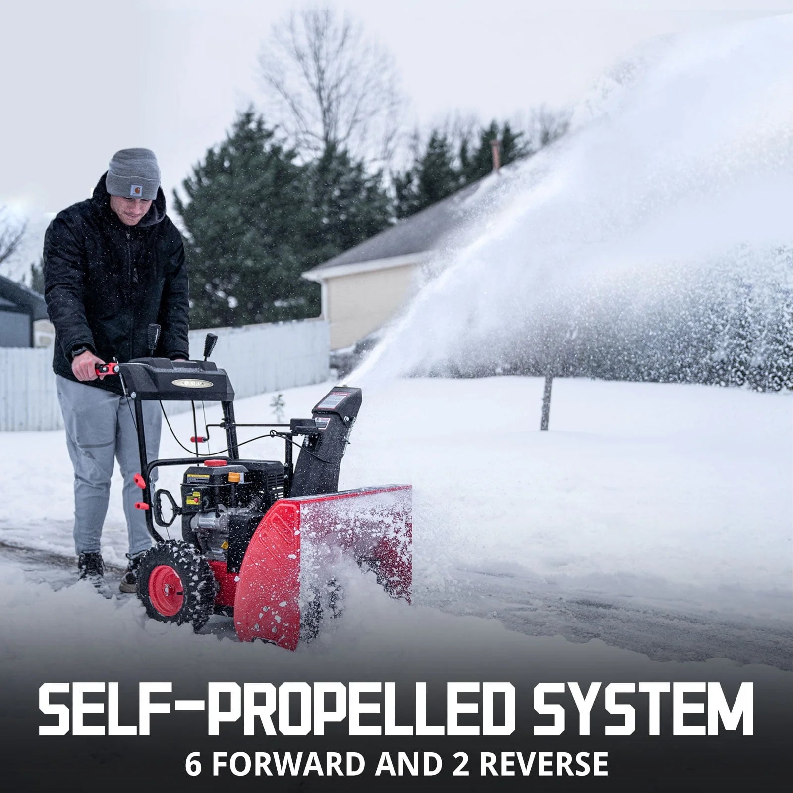 24 in. Two-Stage Electric Start Self-Propelled Gas Snow Blower G5567